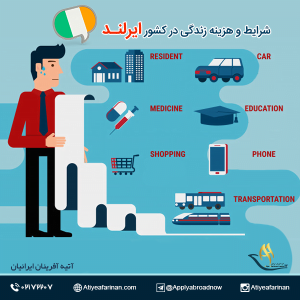 شرایط و هزینه زندگی در ایرلند