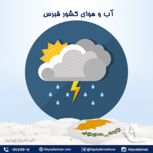 آب و هوای کشور قبرس