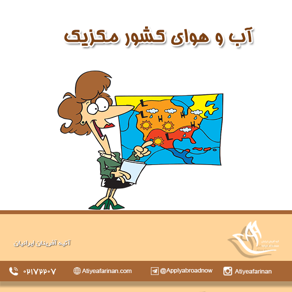 آب و هوای کشور مکزیک