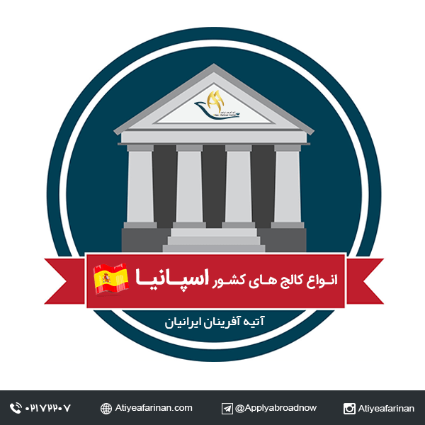انواع کالج های کشور اسپانیا