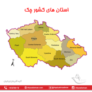 استان های کشور چک