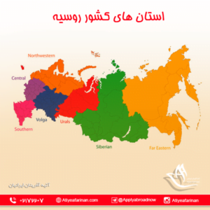 استان های کشور روسیه
