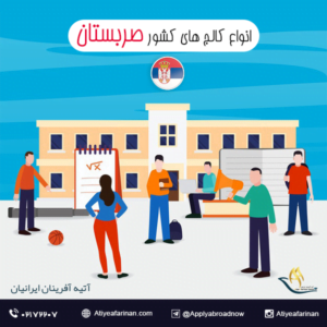 انواع کالج های کشور صربستان 