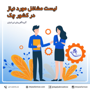 لیست مشاغل مورد نیاز در کشور چک