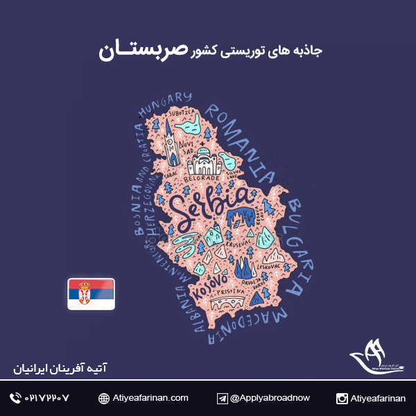 جاذبه های توریستی کشور صربستان