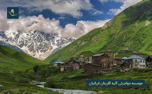 شهر اوشگولی در کشور گرجستان