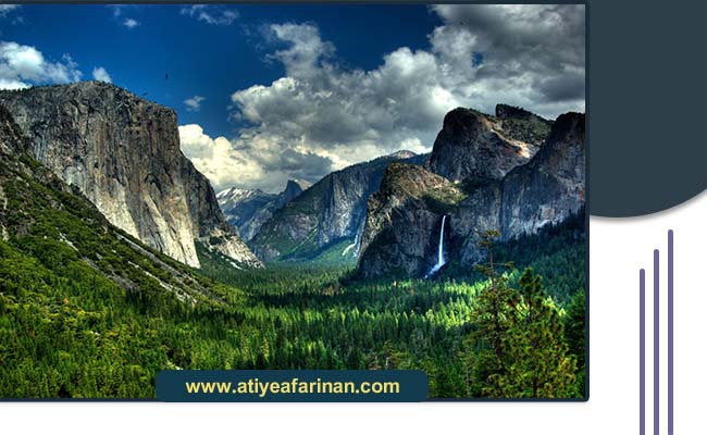 دره یوسیمیتی در کشور آمریکا